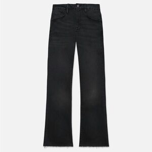 FRAME Le Crop Mini Boot Raw Edge in Kerry